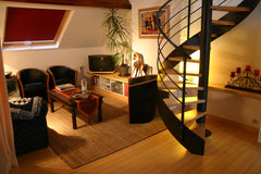 Joli appartement duplex (3ème étage sans ascenseur). mezzanine avec lit double e Ixelles, Belgium Appartement cosy dans maison typique bruxelloise Private room in guest suite vacation rental 49769656
