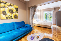 Enjoy the colours of Acropolis. The 2 bedroom -apartment is located on Areopagit GR Plaka  2bdr Apt with balcony 1min Acropolis museum Entire rental unit vacation rental 42426029