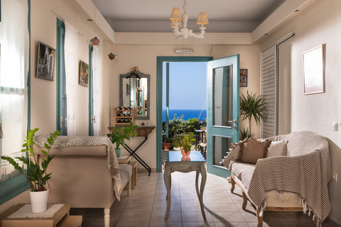 A music recording studio renovated and transformed into a holiday house. Luxury, Mochlos, Greece Luxury holiday house with superb view Entire guest suite vacation rental 19897288