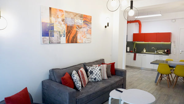 Charming, comfortable and bright Apartment in the center of Athens (a few steps  Athens, Greece 🖤Urban Design Apt in Athens Entire rental unit vacation rental 21410586