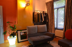 Waterfront appartement 1st floor, 4 rooms around (3 en suite, 1 separate bathroo  Design waterfront apartment in central Ghent Private room in rental unit vacation rental 43781673