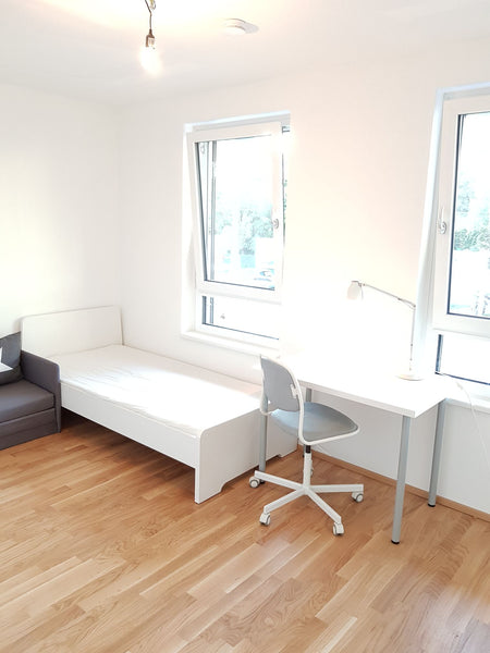 The brand new Apartment is divided in two rooms/ share kitchen and bathroom. (Th Vienna, Austria Brand NEW---- one room in two room Apartment. Private room in rental unit vacation rental 38442581