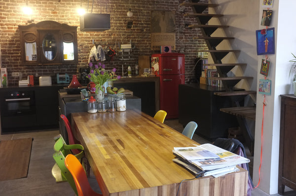 Our house is situated in a quiet, green, car-free street. We have a little garde Ghent, Belgium Quiet family house in a unique car-free street Entire townhouse vacation rental 23636327