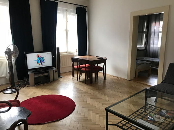 Our sunny, spacious, 3 + 1 apartment with a massage bath is only 5 minutes from  Prague, Czechia Big Flat near the Center with a Massage Bath Entire rental unit vacation rental 28217708