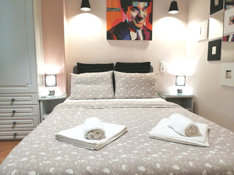 A cosy penthouse apartment with a 20 sq.mts veranda located in a vivid pedestria Athens, Greece Penthouse apt in Athens center next to Metro St. Entire rental unit vacation rental 30531714