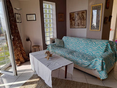 Sunny and warm with a great view looking at the sea my apartment is cozy and fri Rhodes, Greece Apartment by the sea and the tennis courts Entire rental unit vacation rental 16419674
