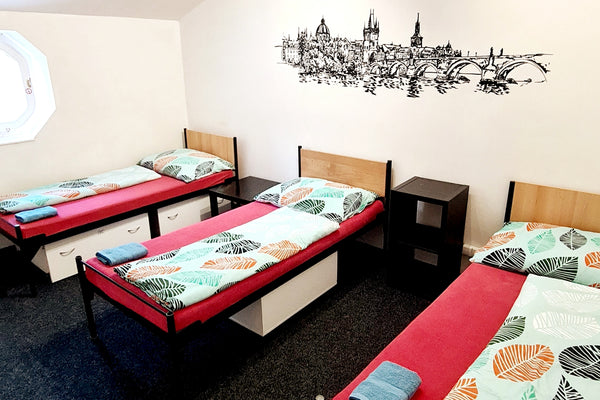Cozy hostel room with shared bathroom in the very center of Prague 1 on Wencesla Prague, Czechia Cozy room for 4 friends at Prague 1 Private room in hostel vacation rental 53859398