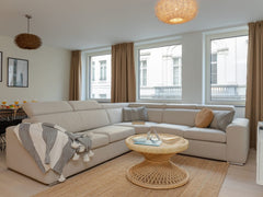 This beautiful three-bedroom apartment is full of light and the many windows are Brussels, Belgium Sweet Inn | Spacious 3BR near the Royal Palace Entire rental unit vacation rental 40412894