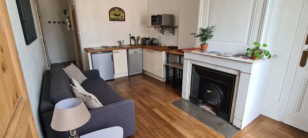 Appartement de 35m2 entièrement refait à neuf.<br />Il se situe au 3e étage avec  Nid douillet en bord de Saône Entire rental unit vacation rental 43890032