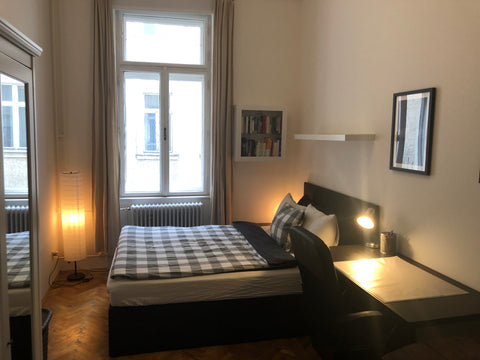 The apartment is a few steps away from the Mariahilfer Straße, the Vienna, Austria Room with double bed in huge student apartment Private room in rental unit vacation rental 13180703