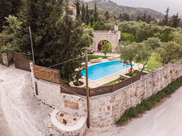 The stone villa Aloni has been designed with love and care so that you can enjoy Chania, Greece Traditional Stone Villa  with Pool Entire villa vacation rental 784976