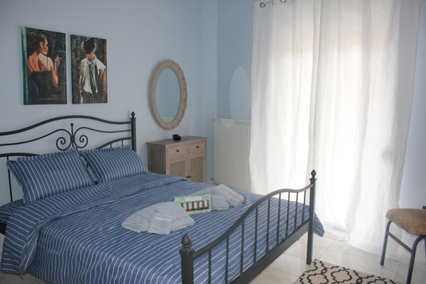 The luxurious 52sqm apartment has a bedroom, a living room, a kitchen, a bathroo Athens, Greece Modern apt next to the Metro with parking spot Entire condo vacation rental 22414195