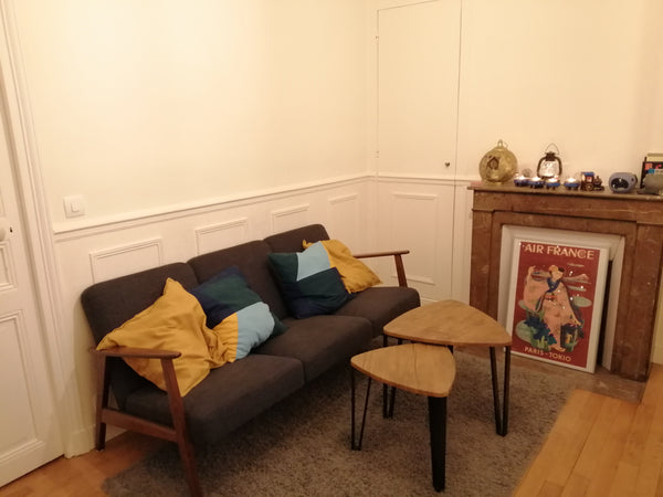 Je propose mon T2 lors de mes déplacements. Il fait 33m² et bien agencé : une cu Paris, France 2 pièces 20e - Gambetta-Père Lachaise Entire rental unit vacation rental 23090336