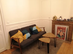 Je propose mon T2 lors de mes déplacements. Il fait 33m² et bien agencé : une cu Paris, France 2 pièces 20e - Gambetta-Père Lachaise Entire rental unit vacation rental 23090336