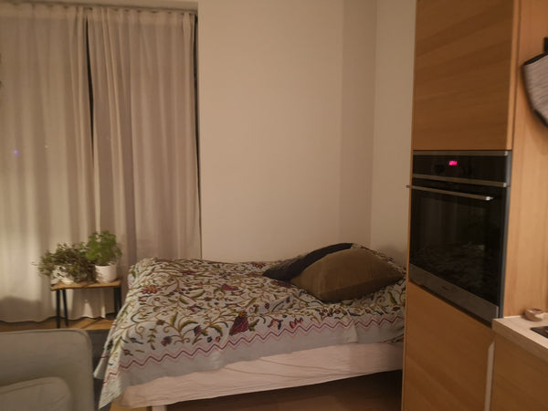 Lovely 1-room flat in calm neighborhood close to city life. <br /><br />This sma Aarhus, Denmark 1 room flat with cosy patio close to city center Entire rental unit vacation rental 696307212612552999