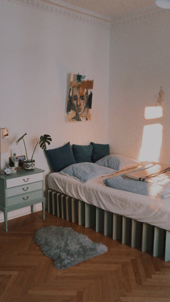 Two cozy rooms (bed and living room), full of natural light. The apartment is de Copenhagen, Denmark Cozy Rooms in Typical Scandinavian Apartment Private room in rental unit vacation rental 29078007