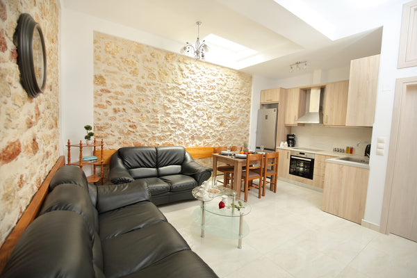 A luxurious, brand new single bedroom apartment, in a quiet neighbourhood in the Heraklion, Greece Α tale of wood and stone in Heraklion downtown! Entire home vacation rental 50948584