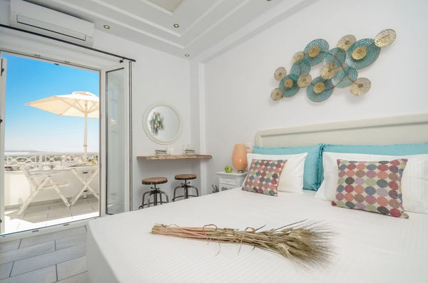 Naxos Dream Oniro studios is a family business in the town with sea view at the  Naxos, Greece Naxos Dream Oniro  - Double room with sea view Private room in bed and breakfast vacation rental 48992011