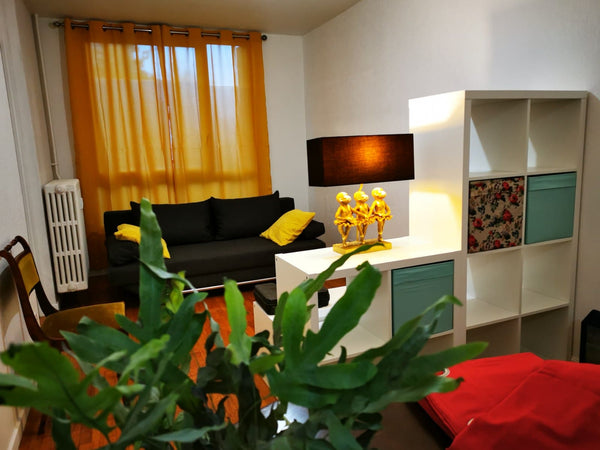 En face de d'arrêt  du Tramway (Etats Unis/ Viviani) situé en rez-de-chaussée    Lyon, France Appartement 35m2 tout confort 69008 chambre/séjour Entire condo vacation rental 553971954111275474