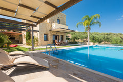 Metochi Villa is a new-built villa built on a hillside, offering wonderful panor  Metochi Villa, peaceful location, wonderful view Entire villa vacation rental 21235710