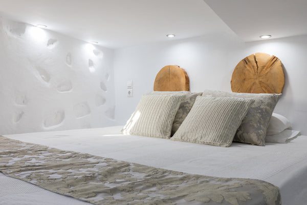 Newly built under the pool, modern, cozy, bright with Double Bunk bed on top and Greece Budget Room for 1-2 in Mykonos with shared pool. Private room in bed and breakfast vacation rental 7472177