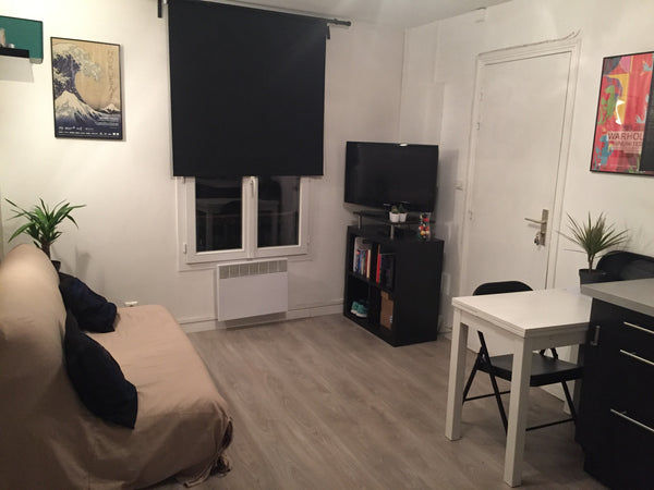 Self contained, quiet apartment 25m2, opposite metro station and close to major  Paris, France Paris Apartment, 19eme, Perfect base to explore! Entire rental unit vacation rental 23513392