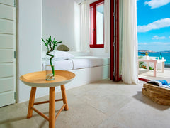Located literally in front of the beach,  our accommodation promises you moments Greece Beachfront Premium suite with private beach area Cycladic home vacation rental 21158074