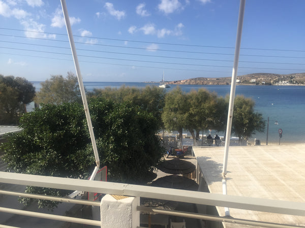 Pension Violeta is fully equipped with wi-fi, air-condition, fridge, tv, hairdry Paros, Greece Corner room sea view balcony wifi, a/c, fridge, tv Private room in rental unit vacation rental 41732042