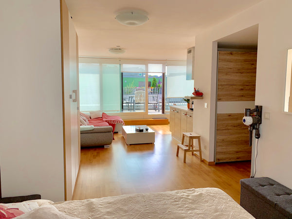 The studio is well equipped and situated in the 3rd Viennese district. Has a dir Vienna, Austria Roof top studio with amazing view and 2 terraces Entire rental unit vacation rental 37952768