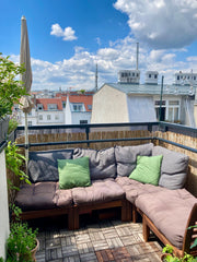 The studio apartment is located in the 6th district - Vienna's young and vibrant Vienna, Austria City-Apartment with terrace and view Entire rental unit vacation rental 50809497
