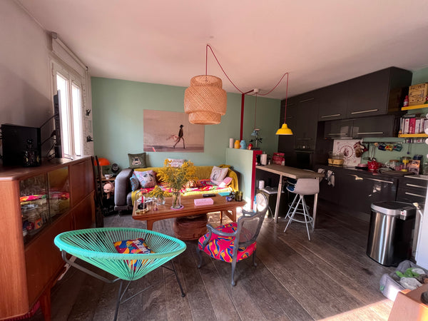 Living space completely open and sunny: design, warm and quiet, located in a liv Paris, France PARISIAN LOVELY LOFT Entire rental unit vacation rental 7213781