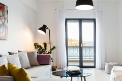 Indulge yourself into the amazing sea view from the balcony and experience an un Agios Nikolaos, Greece Footsteps to the Beach. Sunny Spacious Apt in Agios Nikolaos Entire condo vacation rental 12429130