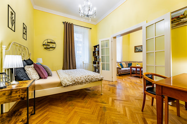 This light first-floor apartment is located right in the heart of the historical Prague, Czechia Renovated Historical Apartment Near River Entire rental unit vacation rental 53844196