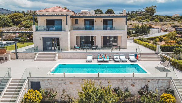 Villa Marevista is an exclusive private holiday rental, situated on the northwes Rethimnon, Greece Brand New Villa w/ Private Heated Saltwater Pool Entire home vacation rental 51202241
