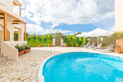 Residence of 2 sibling, seaside, detached villas with 2 private pools and within  Residence of 2 Seaside Villas, 7 bedrooms, 2 pools Entire villa vacation rental 48754434