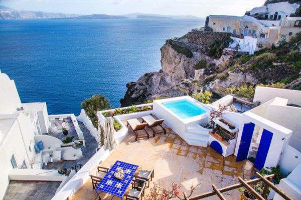Villa Hercules is an authentic 250 year old cave. With the proper renovation it  Oia, Greece Luxury 2 Bedroom Villa with Plunge Pool & Sea View Cave vacation rental 10609909