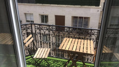 2 rooms apartment of 30m2 with private terrace, fully equipped, on the 6th floor Paris, France 2 room apartment with south facing terrace Entire rental unit vacation rental 19189049