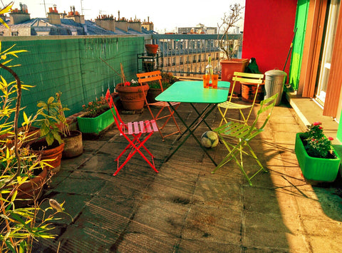Apartment very bright, large terrace with panoramic view of Paris. 15 'from the  Paris, France 2 rooms sunny rooftop terrace like Entire rental unit vacation rental 5299637