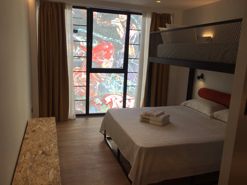 Around the corner from Monastiraki square, a bright triple room with patio ideal Athens, Greece Triple room with Patio and street art view Room in boutique hotel vacation rental 636930442421397260