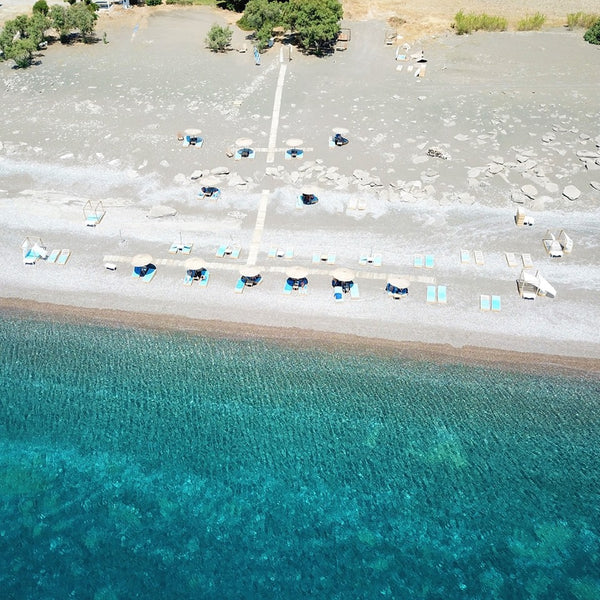 The Beachfront Cabana is generously sized at 65 m2 and is the ideal choice for u Gennadi, Greece Beachfront Cabana Room in hotel vacation rental 40688112