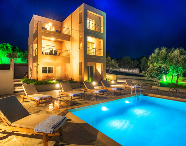 Almyrida Villa, is a unique combination of coziness and creativity. It’s modern  Chania, Greece Luxury Villa near to Almyrida Beach, Chania Entire villa vacation rental 16483856