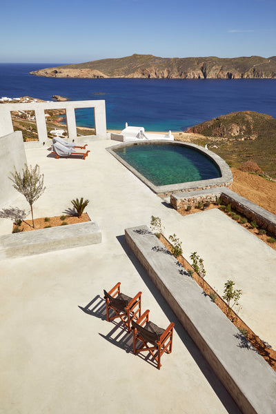 An elegant villa with shared pool offering mind blowing views over bohemian Agio Athens, Greece Silver Dune Villa by Mykonos Dunes Entire villa vacation rental 11439215