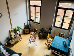 L'appartement est entièrement équipé. Dans la cuisine vous trouverez des plaques Lyon, France Chambre dans Canut typique Croix-Rousse Entire rental unit vacation rental 48103896