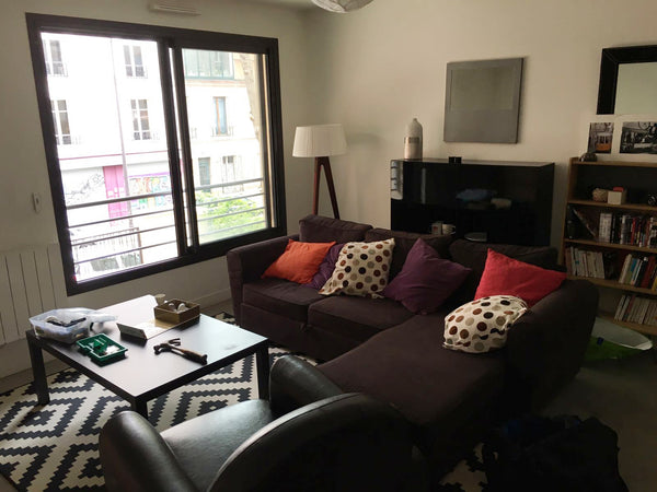 Spacious, comfortable, sunny and clean 2 room appartment (54sq meter). It is loc Paris, France One room in a pretty flat in Ménilmontant (11th) Private room in rental unit vacation rental 9893830