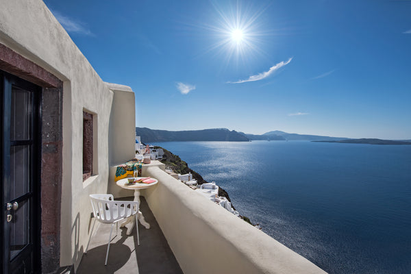 Aerie is a beautiful 85 m2 house, uniquely restored, located  in the heart of Oi Greece Aerie House in Oia Cycladic home vacation rental 19098458