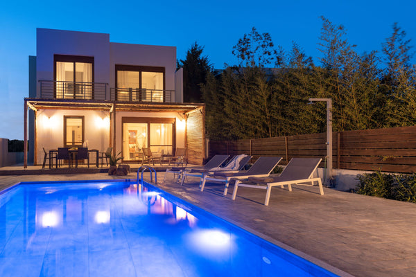 Brand New Top Luxury Villa for 2021!  Stunning modern luxury en-suite suites. To Rhodes, Greece Luxury NissoVilla with Private Pool & Sea Views Entire villa vacation rental 18392367