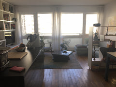 appartement  3 pièces de 60m2 avec balcon avec table et chaises proche des butte Paris, France appartement  buttes-chaumont/bassin de la villette Entire rental unit vacation rental 15263866