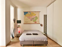 Brussels-based artist Luc Vandervelde Lux is BACK! And he is ready to once again Brussels, Belgium Contemporary Art Flat in Centre Entire loft vacation rental 268652
