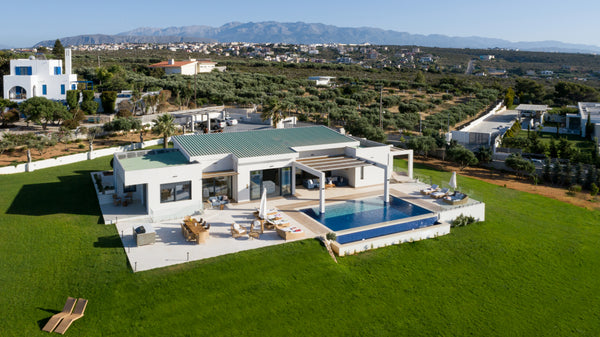 Villa Jamila is a luxurious 5 bedroom House with private swiming pool, located I Chania, Greece VillaJamila near sandy beach Kalathas Chania Crete Entire villa vacation rental 23198217