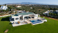 Villa Jamila is a luxurious 5 bedroom House with private swiming pool, located I Chania, Greece VillaJamila near sandy beach Kalathas Chania Crete Entire villa vacation rental 23198217